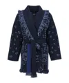 Alanui Bandana-pattern Cashmere Cardigan In Black