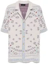 Alanui Hemd Mit Bandana-print In Nude