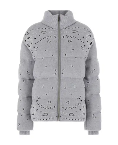 ALANUI ALANUI BANDANA PRINTED ZIP-UP JACKET