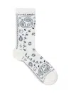 Alanui Socks  Men Color White In Chalk/multi