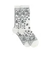 Alanui Bandana Socks In White
