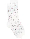 Alanui Bandana Socks In White