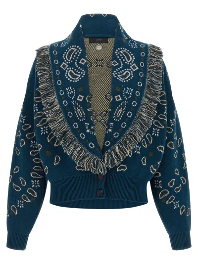 Alanui 'bandana' Thistle Bomber Cards In Multi