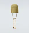 Alanui Beach Break Crochet Cotton Hat In Olive
