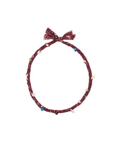 Alanui Bandana Necklace In Transparent