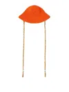 Alanui Bucket Crochet Hat In Orange