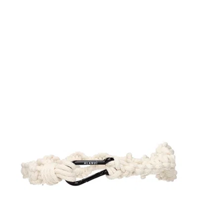 Alanui Knotted Cotton Belt In Neutral