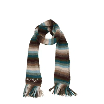 Alanui Beige Leather Women's Scarf In Sand