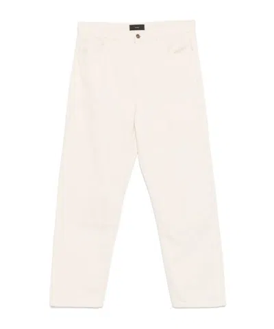 Alanui Belt-loop Jeans In Beige