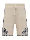 Alanui Foulard Bermuda Shorts In White