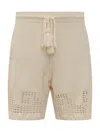 Alanui Bermuda Mini Shorts In Multi