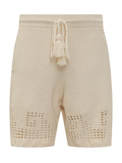 Alanui Bermuda Mini Shorts In Multi