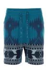 Alanui Embroidered Cotton Bermuda Shorts