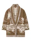 Alanui Beyond The Horizons Sweaters And Cardigans In Light Brown