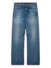 Alanui Blue Moon Jeans In Blue