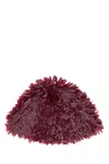 Alanui Bordeaux Polyvinyle Blend Sunset On Manhattan Beanie Hat In Burgundy
