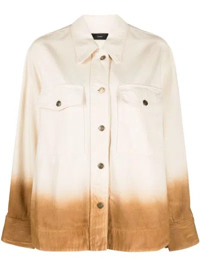 ALANUI ALANUI BRIGHT HUES DENIM OVERSHIRT