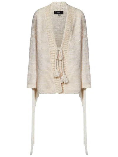 ALANUI ALANUI BRIGHT HUES FRINGED CARDIGAN