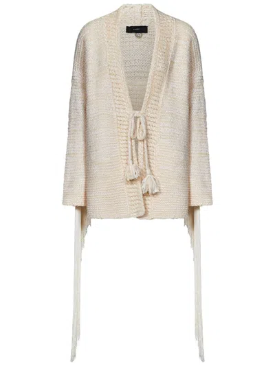 ALANUI ALANUI BRIGHT HUES FRINGED CARDIGAN