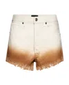 Alanui Denim Shorts Trousers White In White