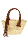 Alanui 'small Leaf Palm Icon' Tote Bag In Brown
