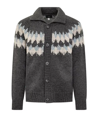 ALANUI ALANUI BUTTON-UP WINTER CARDIGAN