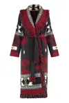 Alanui Cappotto Icon Jacquard Si Traduce In Inglese Come Icon Jacquard Coat. In Multi