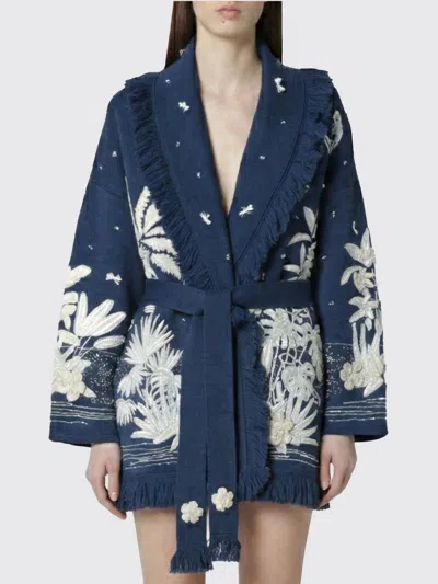 Alanui Cardigan Woman  In Blue