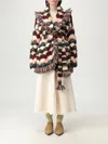 Alanui Shattered Stripes Cardigan Knitwear Multicolor In Multi