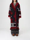 Alanui 'icon' Long Coat In Red