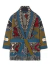 Alanui Cardigan With Fringes And Belt