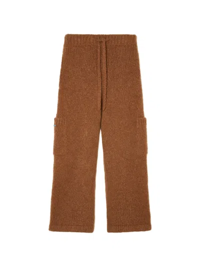 Alanui Cargo-pocket Trousers In Brown