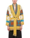 Alanui Cashmere Jacquard Icon Cardigan In Multicolor