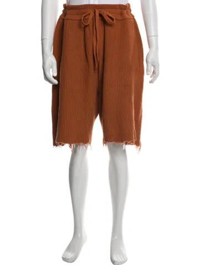 Pre-owned Alanui Cashmere Jogger Shorts In Multi