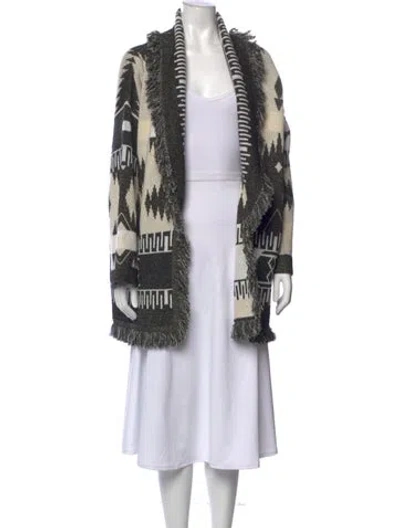 Pre-owned Alanui Cashmere Patterned Sweater In Multi