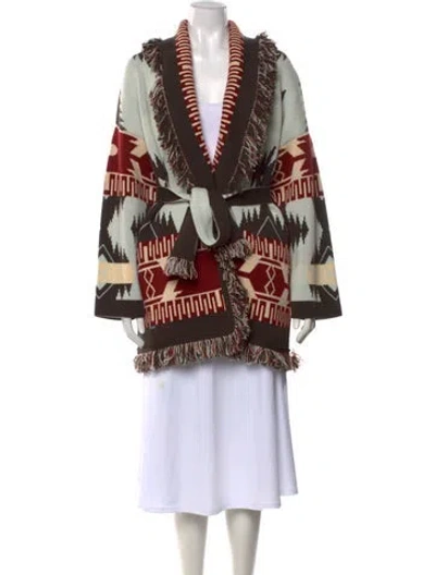 Pre-owned Alanui Cashmere Patterned Sweater W/ Tags In Multicolor