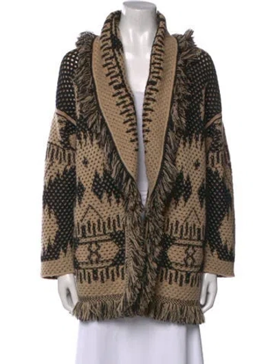 Pre-owned Alanui Cashmere Printed Sweater In Multi