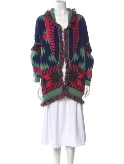 Pre-owned Alanui Cashmere Printed Sweater In Multi