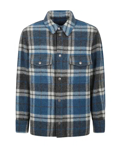 ALANUI ALANUI CHECKERED BUTTON-UP SHIRT