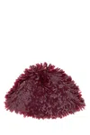 Alanui Bordeaux Polyvinyle Blend Sunset On Manhattan Beanie Hat In Red