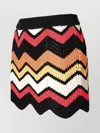 Alanui Kaleidoscopic Cotton-blend Miniskirt