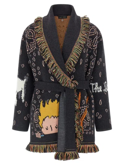 Alanui Collab The Little Prince Cardigan In Gray