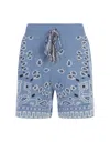 ALANUI ALANUI COTTON PIQUET BANDANA SHORTS