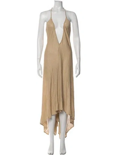 Pre-owned Alanui Cover-up In Neutral