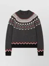 Alanui Sweet Winter Wool Crewneck Jumper In Gray