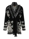 Alanui Palm Grove Tales Cardigan In Black