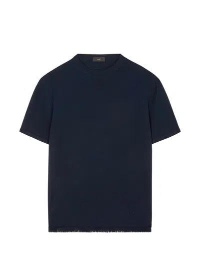 Alanui Crew-neck T-shirt In Blue