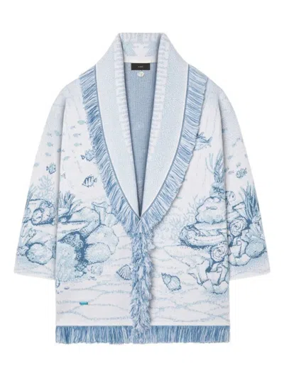 ALANUI `DEEP IN THE OCEAN` CARDIGAN