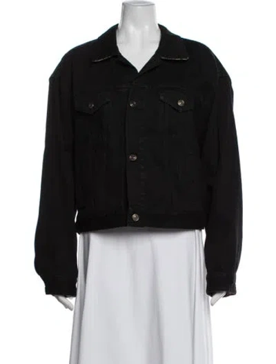 Pre-owned Alanui Denim Jacket In Black