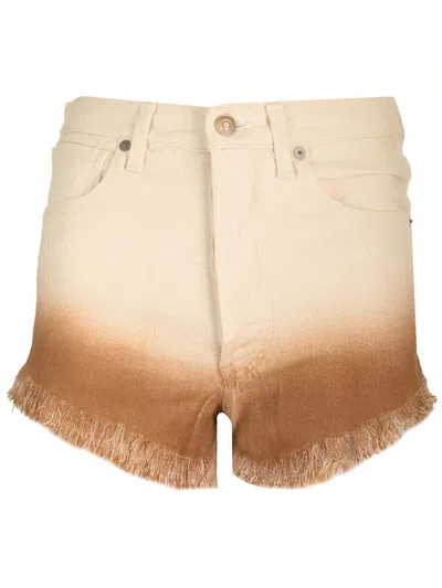 Alanui Denim Shorts Trousers White